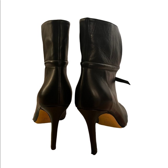 RARE MNZ Maryam Nassir Zadeh Kierra Boots size 41 (US 11) black calfskin - Picture 5 of 16